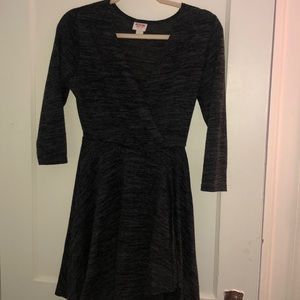 MOSSIMO...dark gray cross chest skater girl dress!
